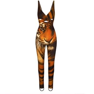 Skims Cavalli Tiger Jumpsuit New With Tag In Small